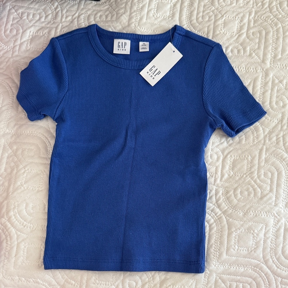 GAP Kids Vibrant Blue Short Sleeve Tee